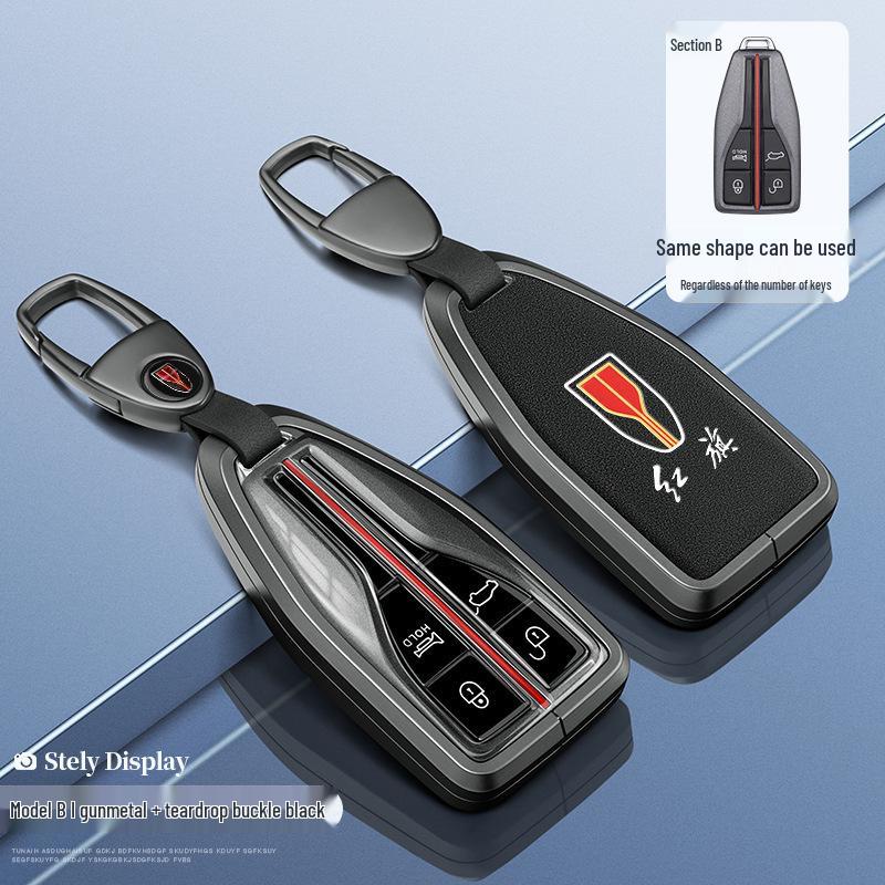 2024 Alloy Key Cover for Hongqi Models HS5, H5, H9, HS7, H7, EQM5