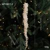 Christmas Tree Pendants Glitter Transparent Acrylic Beads Drop Pendant Petal Beading Ornaments Home Xmas Party DIY Decoration