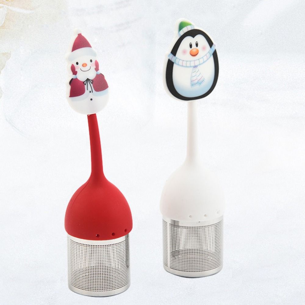 With Handle Tea Infuser Ball 304 Stainless Steel Christmas Tea Filter Tea Filter Office Use