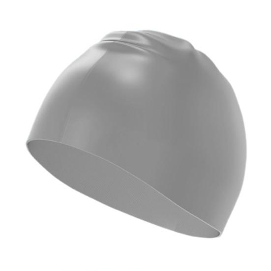 

Очень большая шапочка для плавания. Шапочка для плавания. Нескользящая конструкция. Высокоэластичная водонепроницаемая шапочка для защиты волос. Для взрослых. серый
