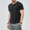 Tricou uni cu mânecă scurtă pentru bărbați, Croială slim și subțietor, Clasicul și versatilul pentru bărbați și femei. Tricou de interior cu Bază și Top