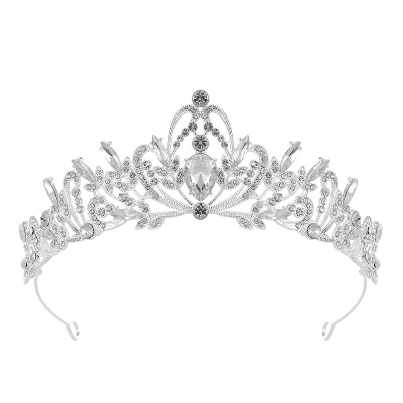 Bride wedding headdress luxury rhinestone crown headband hair accessories super fairy crown birthday princess wedding accessories