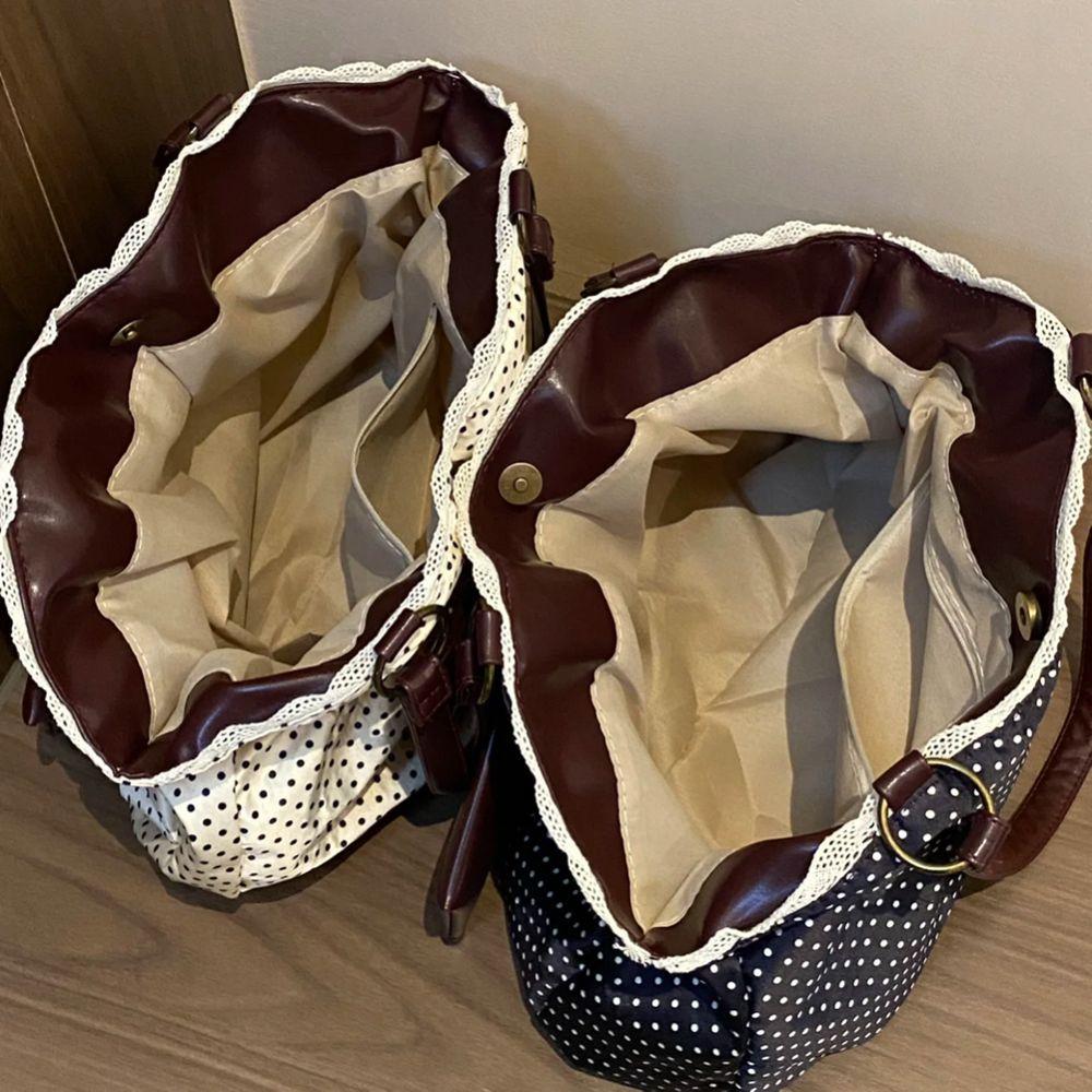 Trendy Vintage Women's Bow Handbag Aesthetic Dot Y2k Lady Shoulder Bags Casual Chic All Match Ins Underarm Bag Streetwear