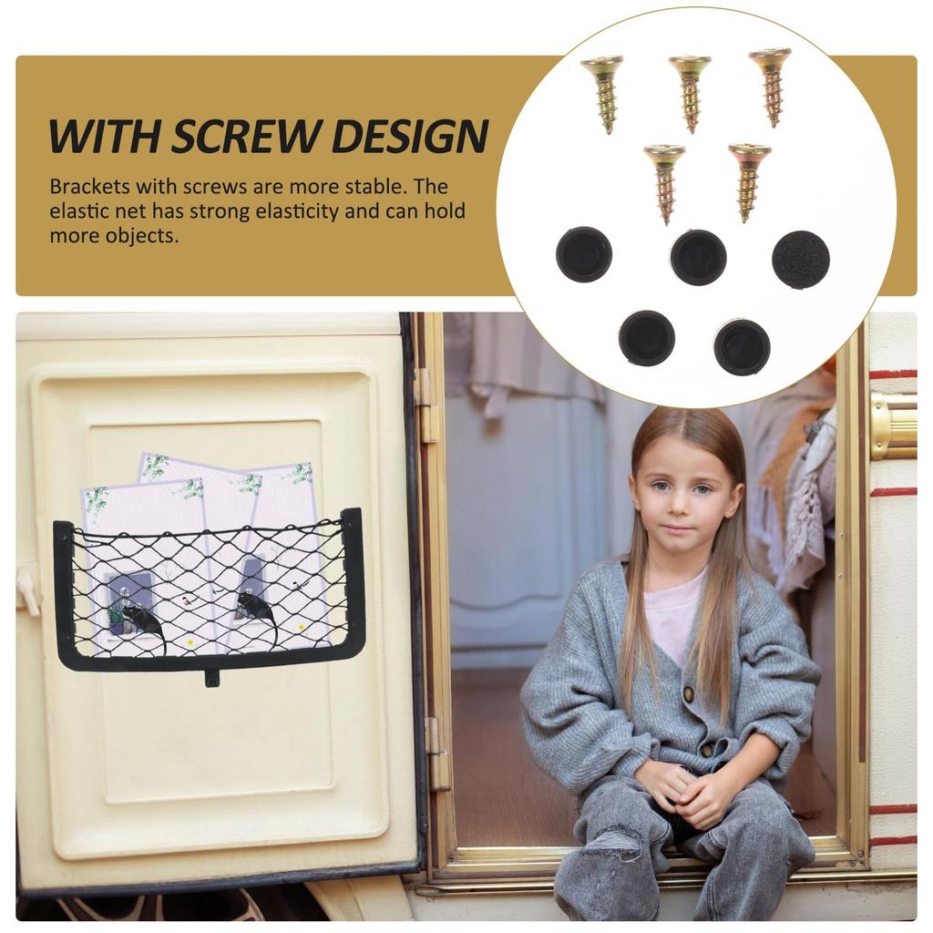 LEDMOMO Car Storage Mesh Net Storage Mesh Organizer Car Storage Bus Storage Seat Storage Car Storage Bag Pocket, Pocket, 36cm18cm, Pocket, Bag, Net,