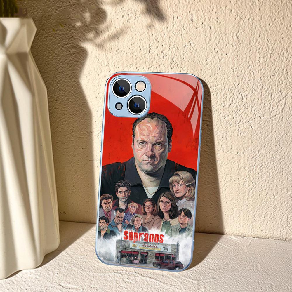 The Sopranos TV Phone Case For IPhone 14 13 12 Mini 11 Pro XS Max X XR 14 Plus Tempered Glass Cover