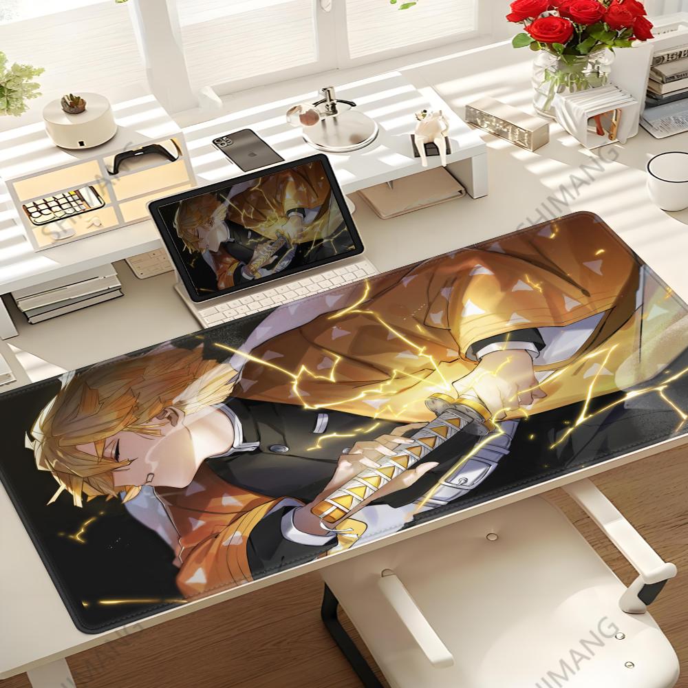 Tappetino Mouse Demon Slayer Giapponese Kimetsu No Yaiba Tanjiro Accessori Gaming Mousepad Anime Azienda Mousepad Ufficio Scrivanie Gamer