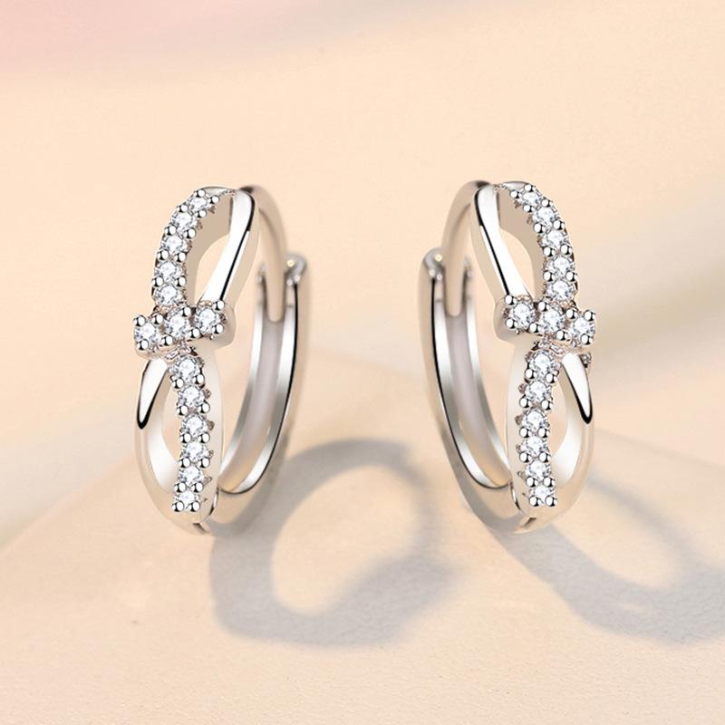 New Style 925 Silver Golden Color Series Women's Earrings Fit Original EarringsWedding Jewelry Exquisite Birthday Gifts