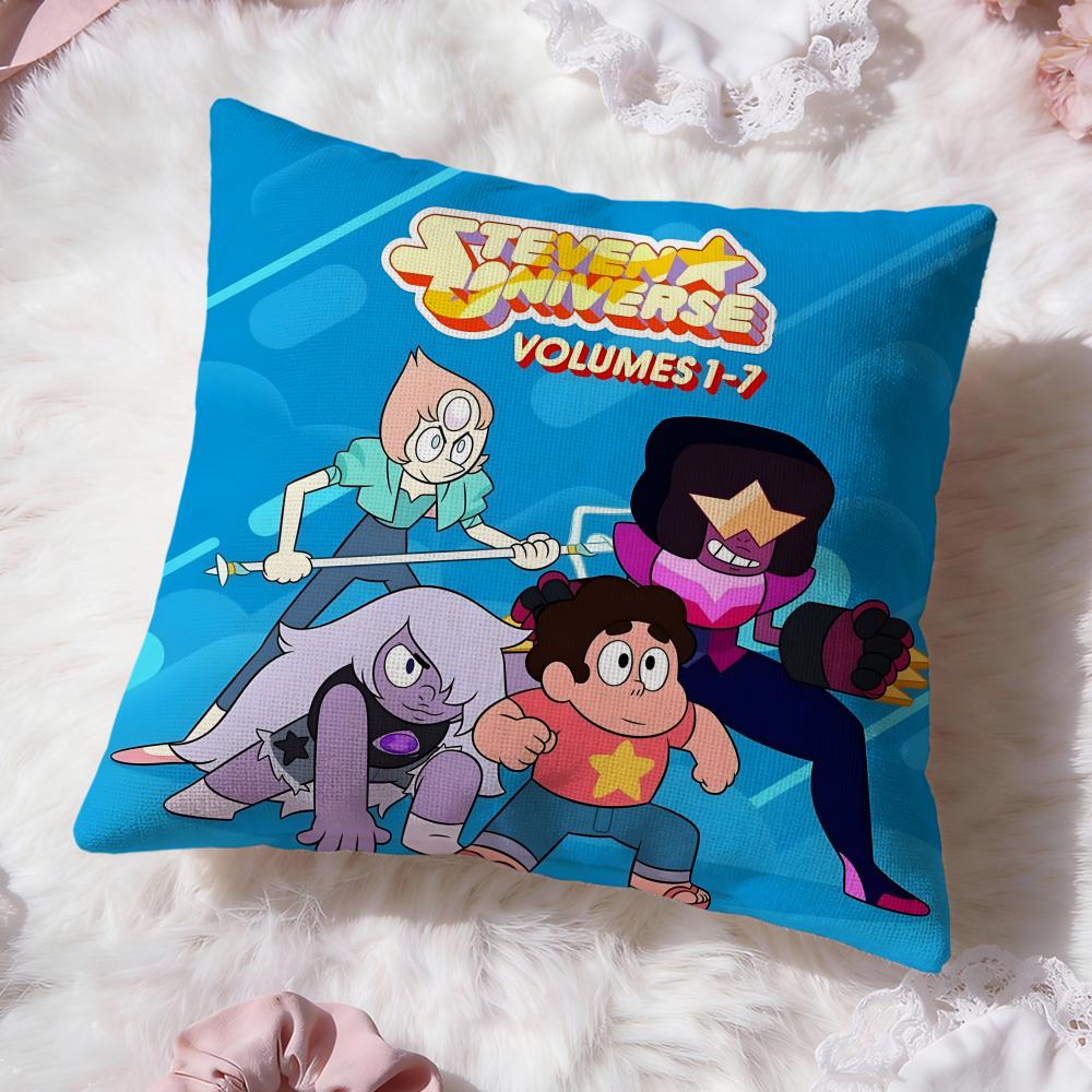 S-Steven Universe FutureS Cushion Cover Premium Comfort Reversible Pillow Cove -Two in One Design for Any Room & Car Interior