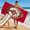 Portugiesisches Erbe Emblem Strandtuch Strandtuch für Urlaubsfotos Tragbar für Reisen Saugfähiges Badetuch Schwimm-schnelltrocknendes Badetuch