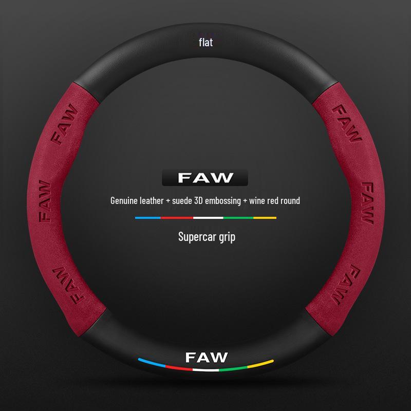 Besturn Steering Wheel Cover: Suede Leather for B90, B50, B70, B30, B30EV, X40, X80