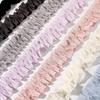 Bilateral Curly Edge Ruffled Lace Ribbon for DIY Hair Accessories, Clothing, Curtains, and Packaging