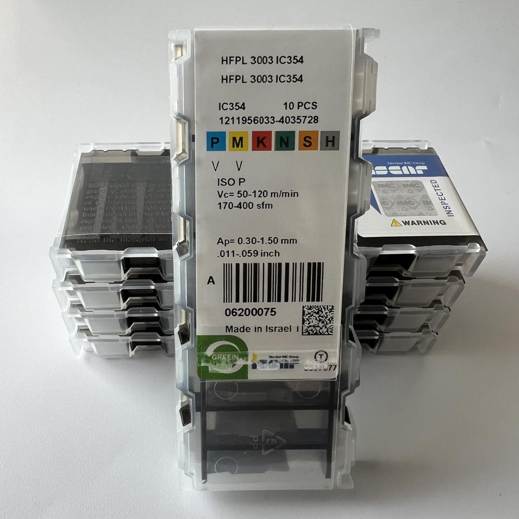 ISCAR / HFPL3003 IC354 / Industrial indexable carbide inserts 10 Pcs