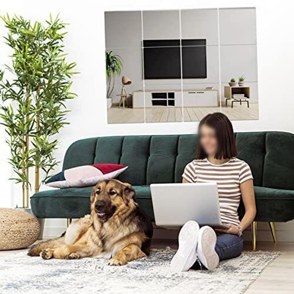 Silver Mirror Sheets 20 X 20 Cm Acrylic Attractive