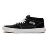 Vans Half Cab Black Unisex Sneakers True-White VN000DZ3BLK