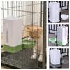 Large Capacity Cage Hanging Water Bottle Leak-Proof Hanging Crate Water Bowl Dog Cage