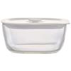HARIO Made In Japan Heat-resistant Glass Airtight Storage Container/Corner 250ml BUONO Kitchen KSTM-25-TW Set of 6
