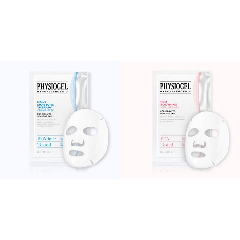 Physiogel Red Soothing AI Relief Mask, 1 Sheet, 6 Count