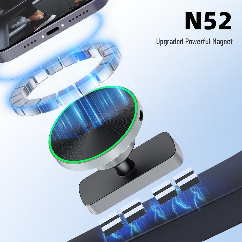 Dual-Sided Magnetic Wireless Charger & Phone Holder for Gym and Golf Cart