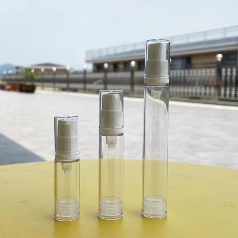 Portable Cosmetic Travel Spray Bottle - Vacuum Press Pump for Moisturizing Lotion