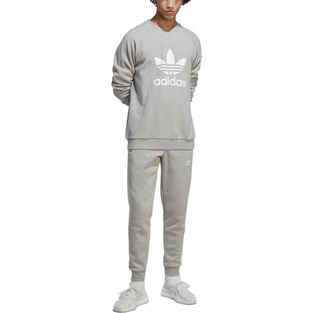 Adidas Originals ADICOLOR CLASSICS TREFOIL Sweatshirt Men's Gray IA4857