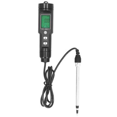 Boden-EC-Temperaturtester mit Hintergrundbeleuchtung Tragbares Leitfähigkeitsmessgerät Hydroponik Landwirtschaft