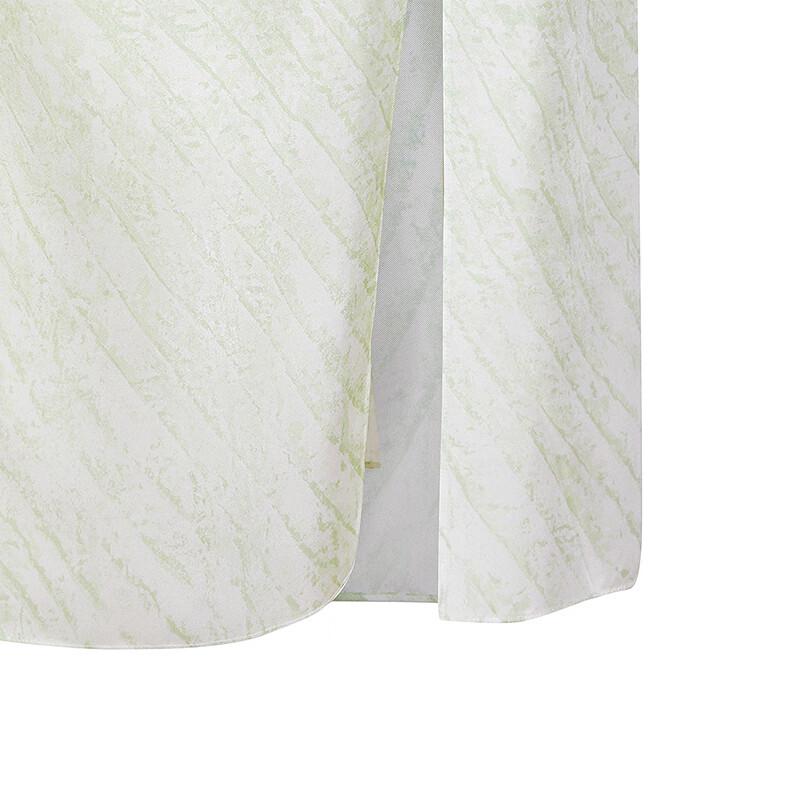 LESS 2025 Summer Mulberry Silk Slit Skirt