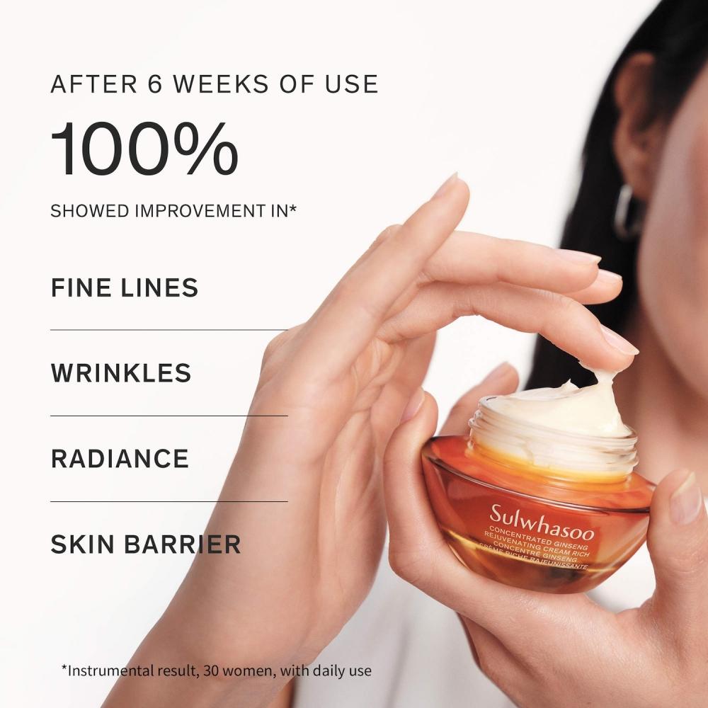 Sulwhasoo Concentrated Ginseng Rejuvenating Cream Rich 1.69 Oz   50 Ml