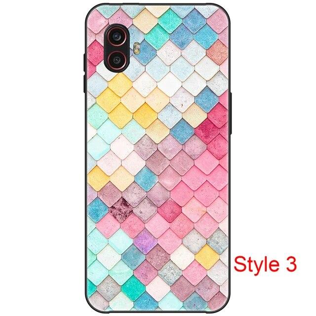 Pro Samsung Galaxy XCover 6 Pro Black Tpu Case na Samsung XCover6Pro nárazuvzdorný Kryt s plnou ochranou SM-G736U 6,6"