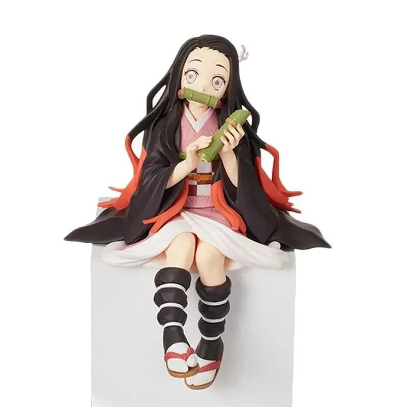 Demon Slayer Anime Figures 15cm Model Kimetsu No Yaiba Action Figure Nezuko Zenitsu Giyuu Kyoujurou Mitsuri Doll Toys for Kids
