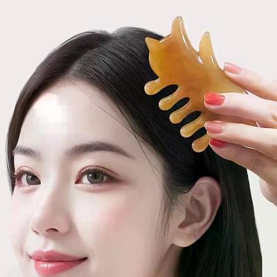 Gua Sha Board Facial Lifting Meridian Comb Massager For Eyes Nose Ear Neck Promote Blood Circulation Trigger Point