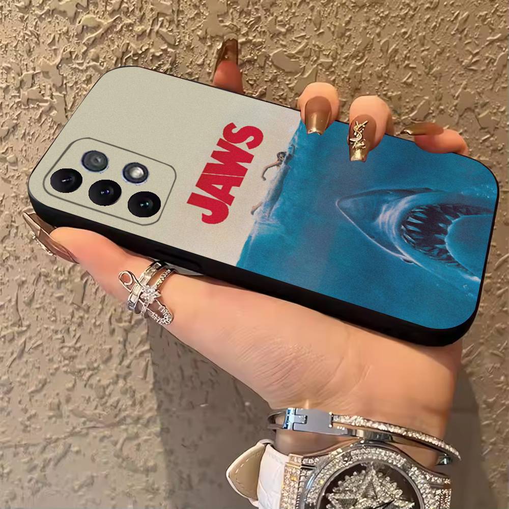 

Movie J-Jaws-es Phone Case For Samsung Galaxy A13,21s,22,31,32,52,53,71,80,A91 Soft Black Cover SamsungA70