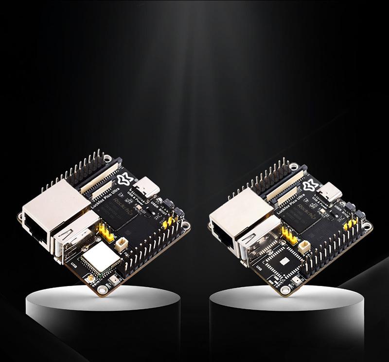 Luckfox Pico Ultra Microphone WiFi6 PoE Audio Module RV1106 with 8GB eMMC.