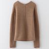 Sinuofude Women's V-Neck Lamb Wool Blend Knit Sweater