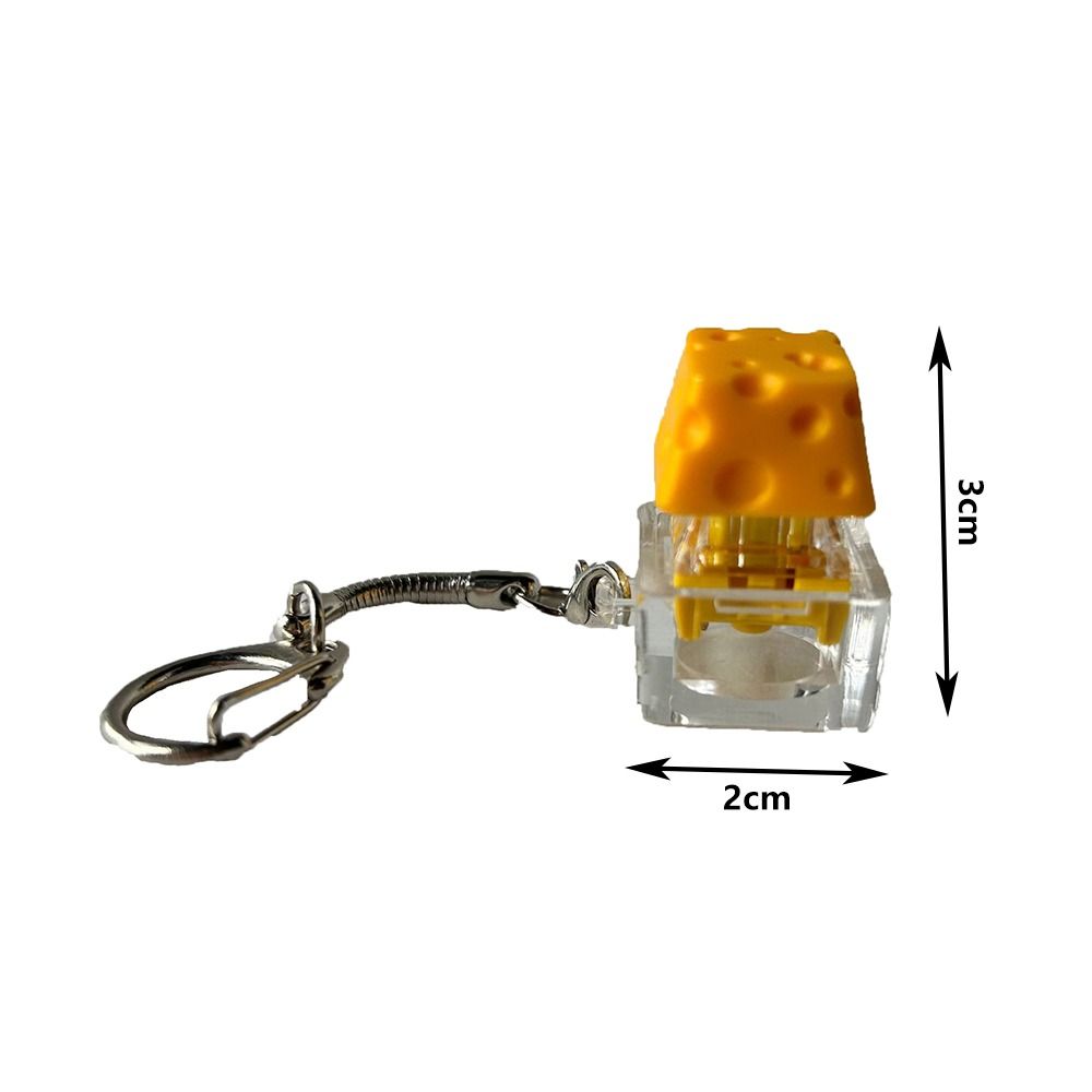 Antistress Anxiety Keyboard Stress Relief Button Crisp Keys Fidget Clicker Keychain