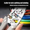 Foldable Crimper And Stripper 18-in-1 Multifunctional Wire Crimping Tool Automatic Electrical Cable Strippers With Non-slip