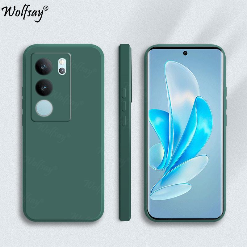 

Конфетный чехол для Vivo V29 Чехол Противоударный Мягкий Оригинальный Жидкий Силиконовый Задний Чехол для Vivo V29 5G Чехол для Vivo V29 V 29 Lite 5G For Vivo V29 Lite 5G