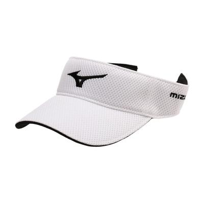 Golf Wear Double Russell Mesh Visor High Breathability Adjuster Function Golf Visor E2MWA026 Free Size Men's White/Black
