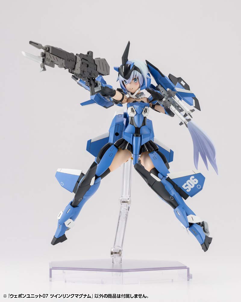 Kotobukiya M.S.G Modeling Support Goods Weapon Unit 07 Twin Link Magnum, Approx. 110mm In Length, Non-Scale Plastic Model