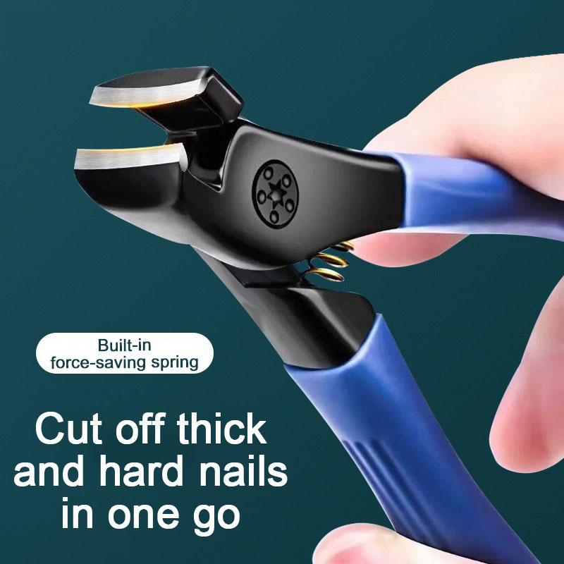 New Professional Nail Clipper Nail Cutter Kit Anti-Splash Nail Clippers Stainless Steel Pedicure Tools