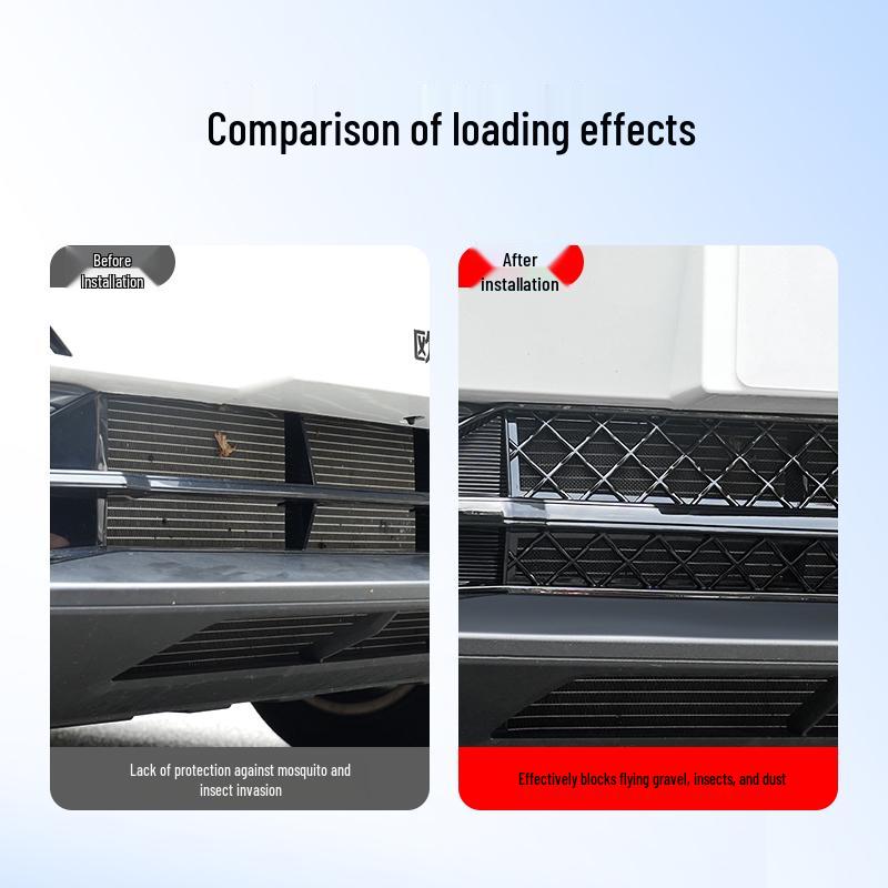 Compatible Deep Blue S07 Car Anti-Insect Net Grille - Decorative Accessory for 26 Models