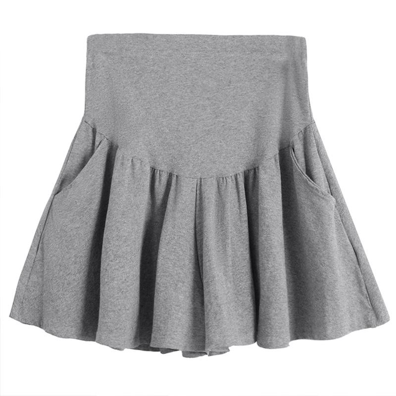 Low-Waist Wide-Leg Maternity Summer Shorts - Casual, Lightweight, Versatile Pantskirt