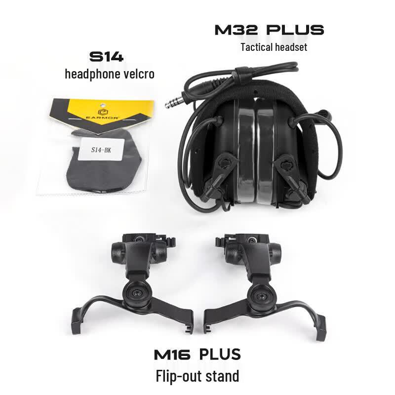 

EARMOR M32X Plus Helmet-Mounted Tactical Headset