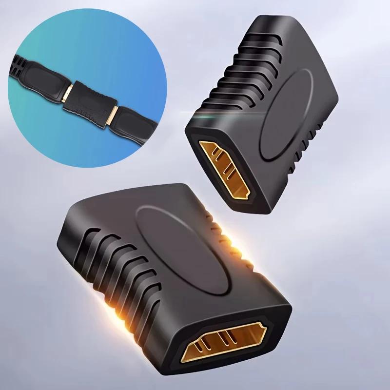 1-2PCS 4K Extender Female To Female Converter Extension Adapter For Monitor Display Laptop PS4/3 PC TV Hdmi Cable Extension