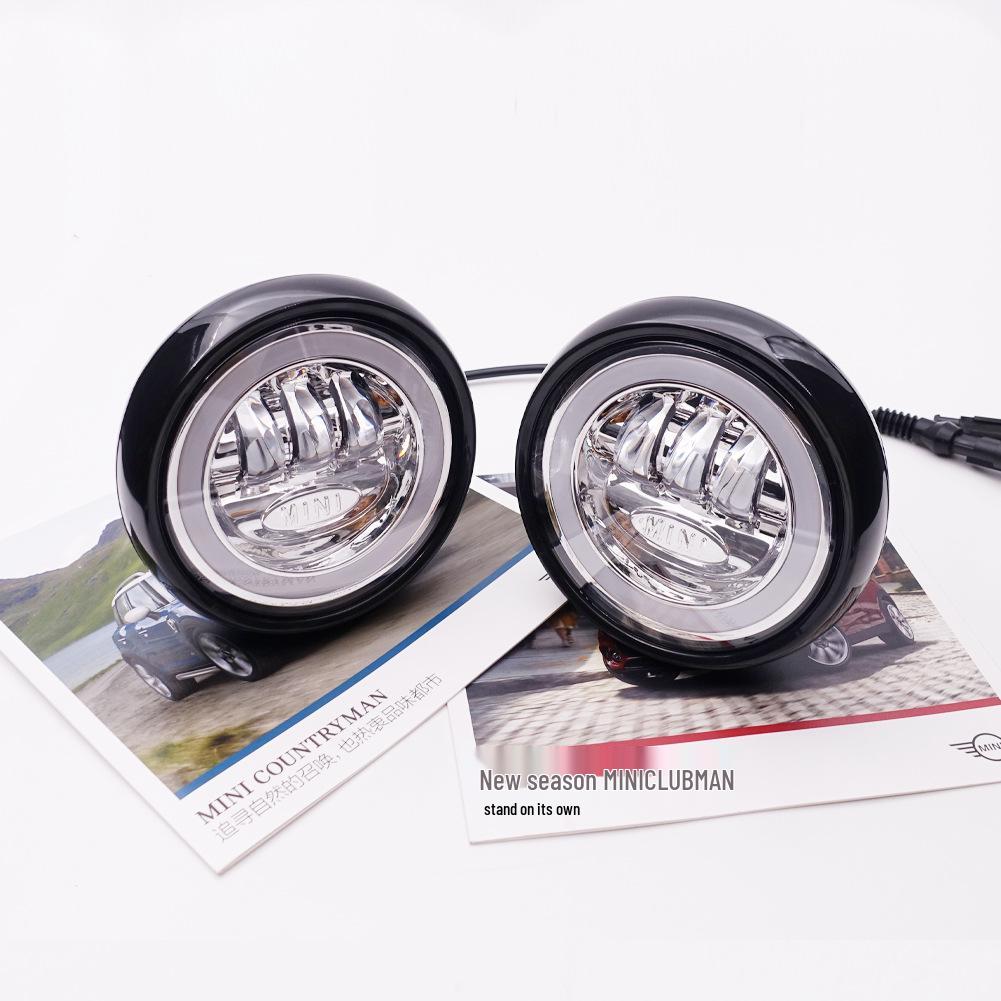

LED Round Halo Daytime Running Light with Bracket for BMW Mini Middle Grille Rally