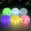 Luminous Colored Steamed Dumpling Squeezing Toy Soft Decompression Colored Lamp Luminescence for Anxiety and Bedroom Decoration