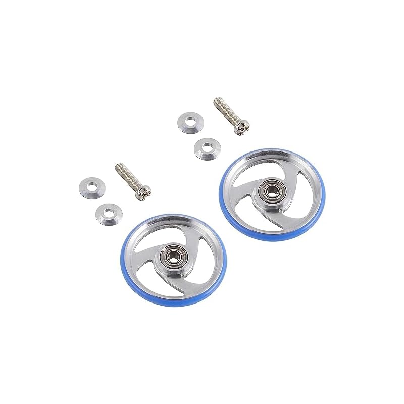 TAMIYA Mini 4WD Grade-Up Parts Series No. 251 GP.251 19mm Aluminum Bearing Roller with Plastic Ring 15251