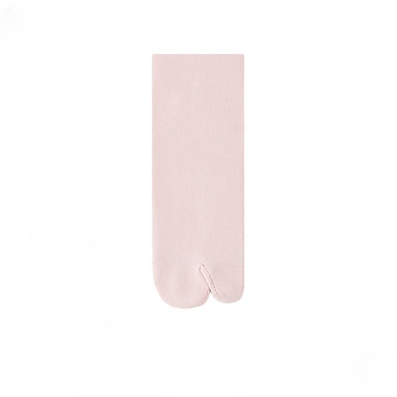 Female Spring and Autumn Thin Boneless Breathable Sweat Absorption In The Cylinder Two Finger Toe Socks