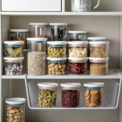 Contenitore di stoccaggio impilabile riutilizzabile in plastica portatile per alimenti per la cucina