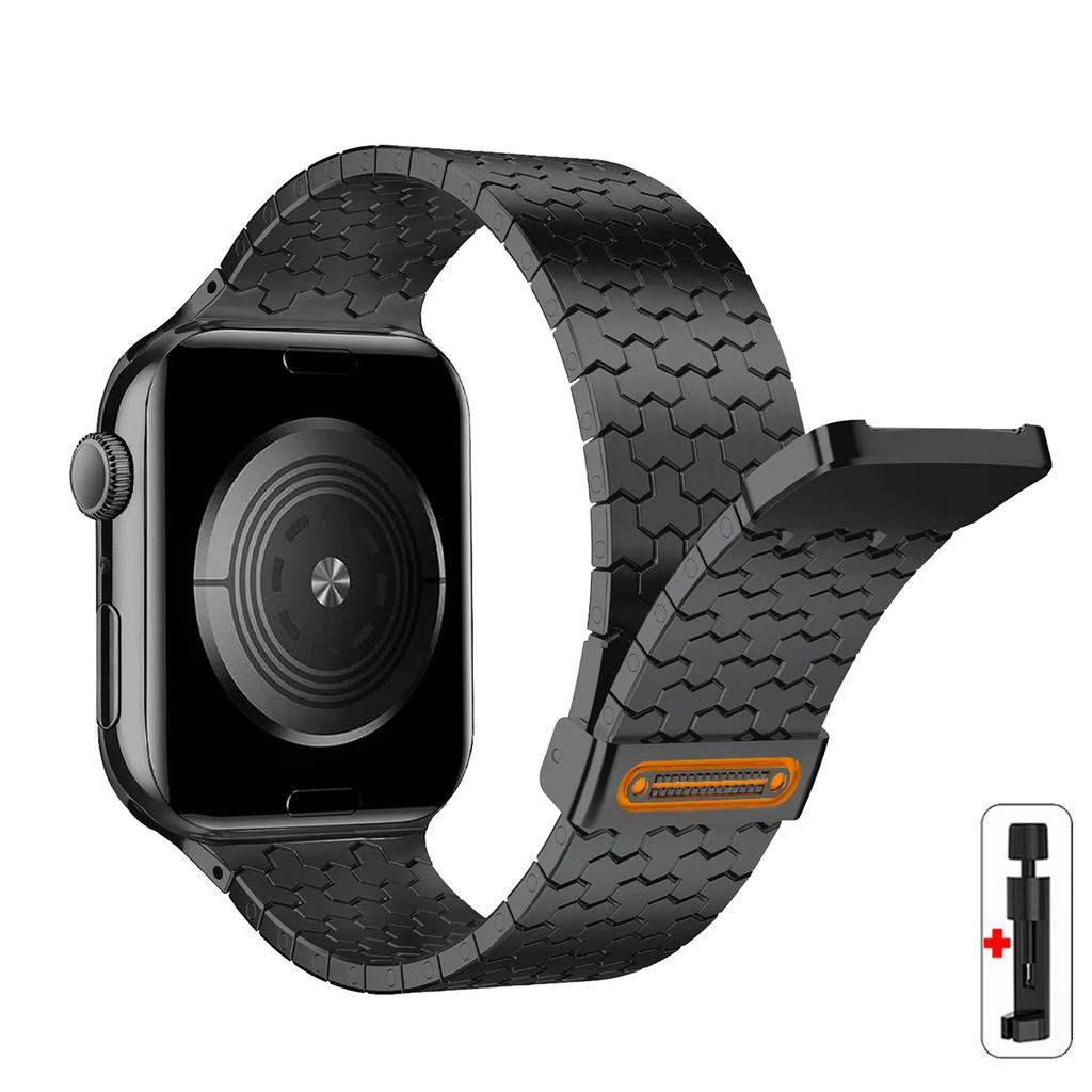 Stainless Steel Band for Apple Watch Ultra 3 49mm 44mm 45mm 46mm 42 40 41 38mm Magnetic Strap for IWatch Series 11 10 9 8 7 6 SE