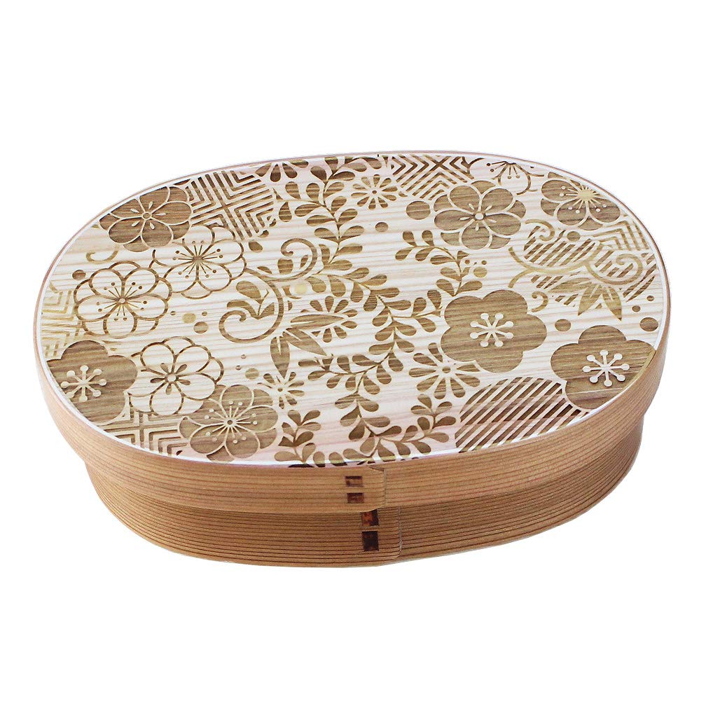 

ХАНА Бенто Овал Сделано в Японии Коробка, (Средняя), 470мл,